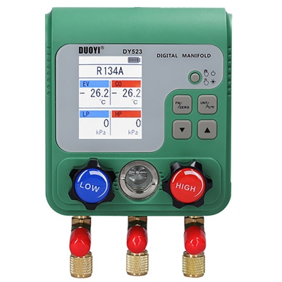 Цифровой манометр DUOYI DY523 для холодильного оборудования-3